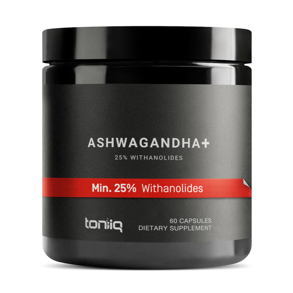 Ashwagandha - Ultra High Potency 40:1 Extract with 25% Withanolides - Wild Harvested in India - Highly Concentrated & Third-Party Lab Tested - 60 Capsules