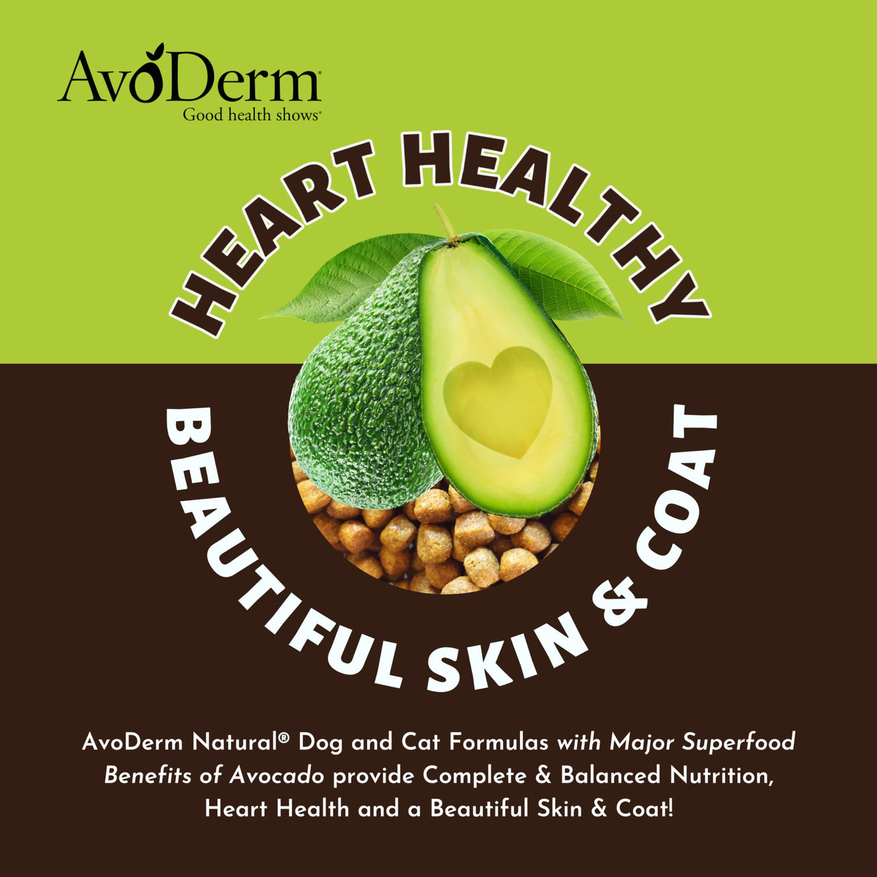 AvoDerm Natural Advanced Joint Health Chicken Meal Formula - Grain Free Adult Dry Dog Food 24 lb