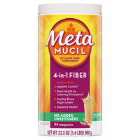 Thumbnail for Metamucil, Psyllium Husk Powder, Unflavored with No Added Sweeteners, 114 Servings, 4-in-1 Fiber Supplement, Daily Psyllium Husk Fiber Powder Help Support Digestive Health by Promoting Regularity*