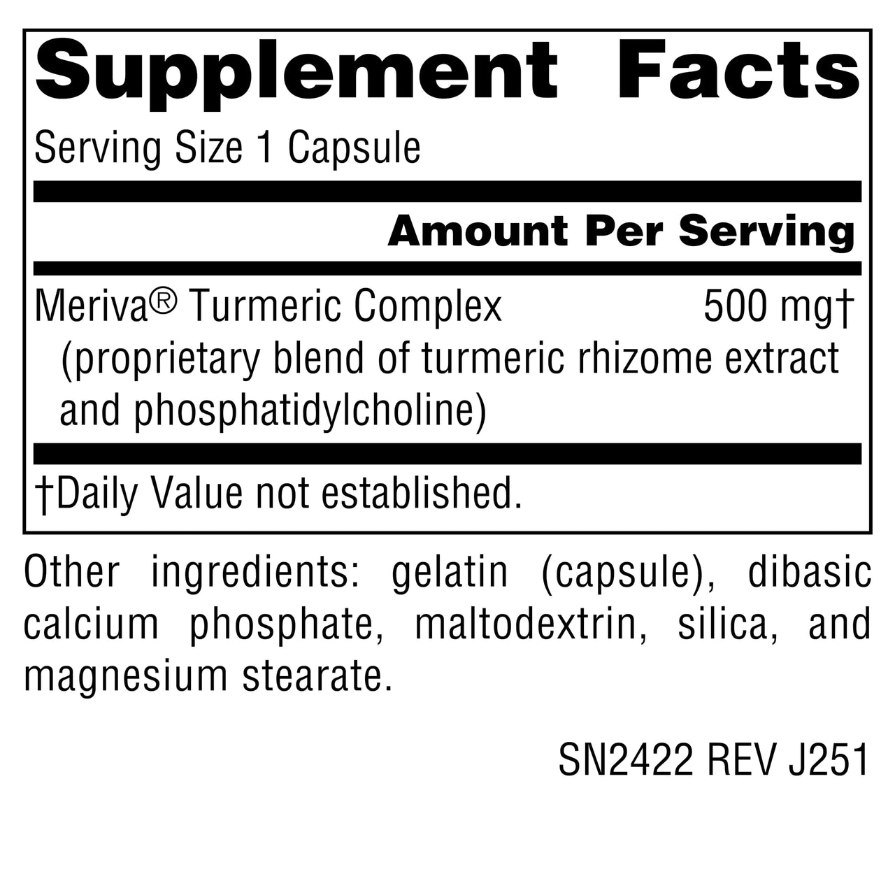 Source Naturals Turmeric with Meriva - 500mg, 30 Capsules