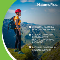 Thumbnail for NaturesPlus GI Natural Probiotic Women - 30 Capsules - Digestive & Immune Support, Urinary Tract Health - Includes Cranberry - Gluten Free - 30 Servings