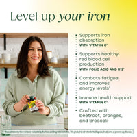 Thumbnail for MegaFood Blood Builder Iron Supplement for Women & Men - Increase Iron Levels Without Side Effects - Combats Fatigue - with Vitamin B12, Folic Acid & Vitamin C for Absorption - Vegan - 30 Tablets