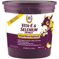 Thumbnail for Farnam Horse Health Vita E & Selenium Crumbles Horse Vitamin Supplement, Supports optimal muscle health & antioxidant support, 3 lbs., 96 day supply