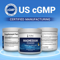 Thumbnail for Dr. Berg Magnesium Glycinate Powder for Sleep, Relaxation, & Stress Relief - Raspberry & Lemon Flavor (50 Servings) Magnesium Powder - Ideal for Bedtime Support & Calming