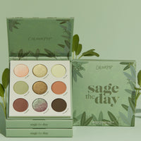 Thumbnail for ColourPop Sage the Day Eyeshadow Palette - Sage & Olive Palette with Metallic and Matte Finishes - High-Pigment Eye Makeup with a Long-Wearing Formula (0.3 oz)