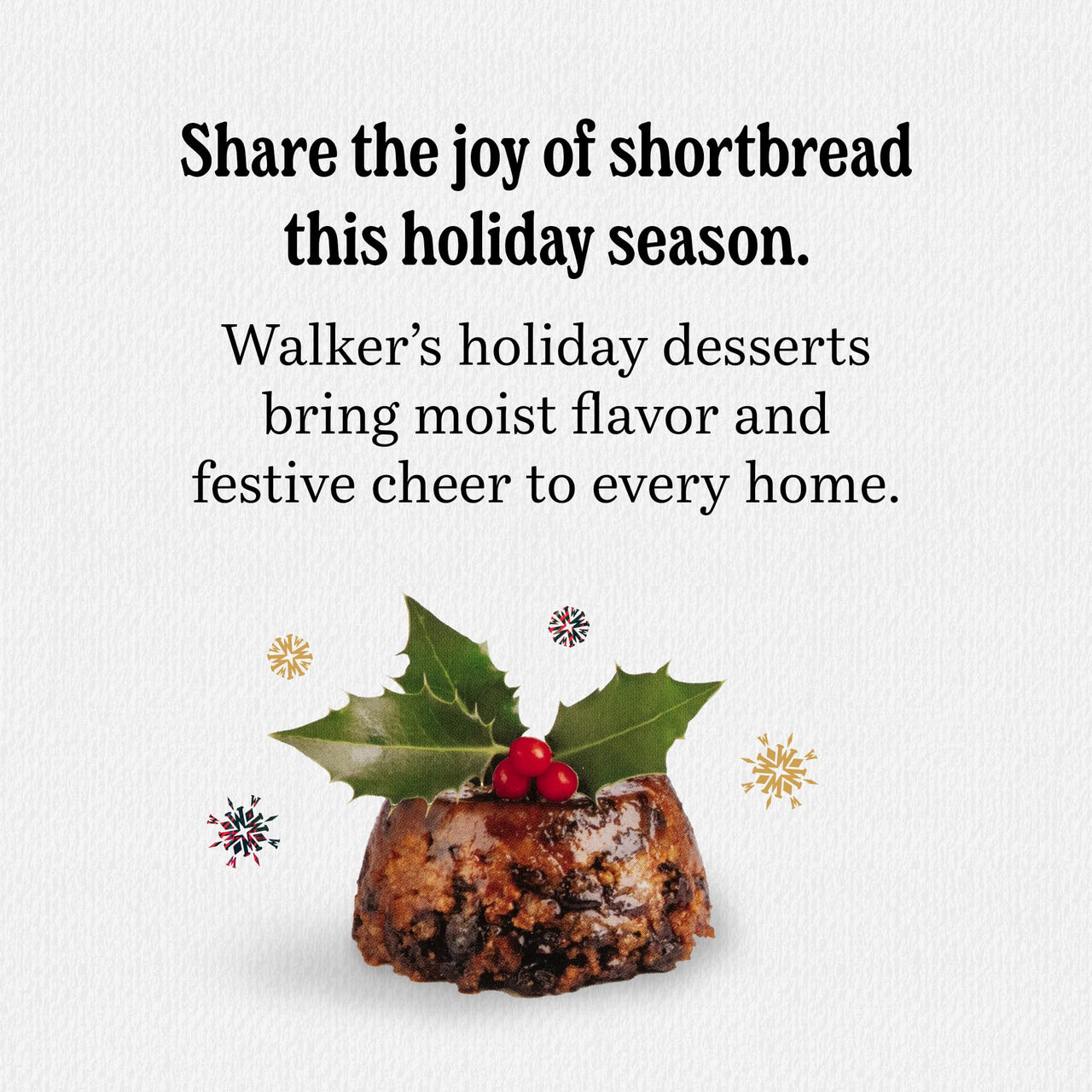 Walker’s Luxury Rich Fruit Pudding, 14.1 oz, Includes 1 Plum Pudding