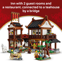 Thumbnail for LEGO Chinese Festivals Ancient Moon-Gazing Inn - Building Toy for Boys & Girls, Ages 9+ - Spring Festival Decorations & Craft Kit - 80121