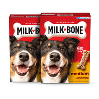 Thumbnail for Milk-Bone Dog Treats for Medium Dogs, 24 Ounce | Pack of 2 | Crunchy | Helps Clean Teeth