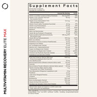 Thumbnail for Codeage Multivitamin Recovery Elite Max Supplement - Vitamins A, C, D, E, B-Complex, Essential Minerals, Antioxidants, Colostrum, Phytonutrients, Pantethine, Non-GMO, Sport Multivitamins - 90 Capsules