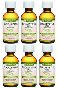 Thumbnail for Eucalyptus Essential Oil Aromatherapy for Diffuser or Humidifier 100% Pure Steam Distilled Eucalyptus Globulus 2 FL OZ (6 Bottles)