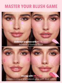 Thumbnail for SHEGLAM Color Bloom Liquid Blush Makeup for Cheeks Matte Finish - Petal Talk