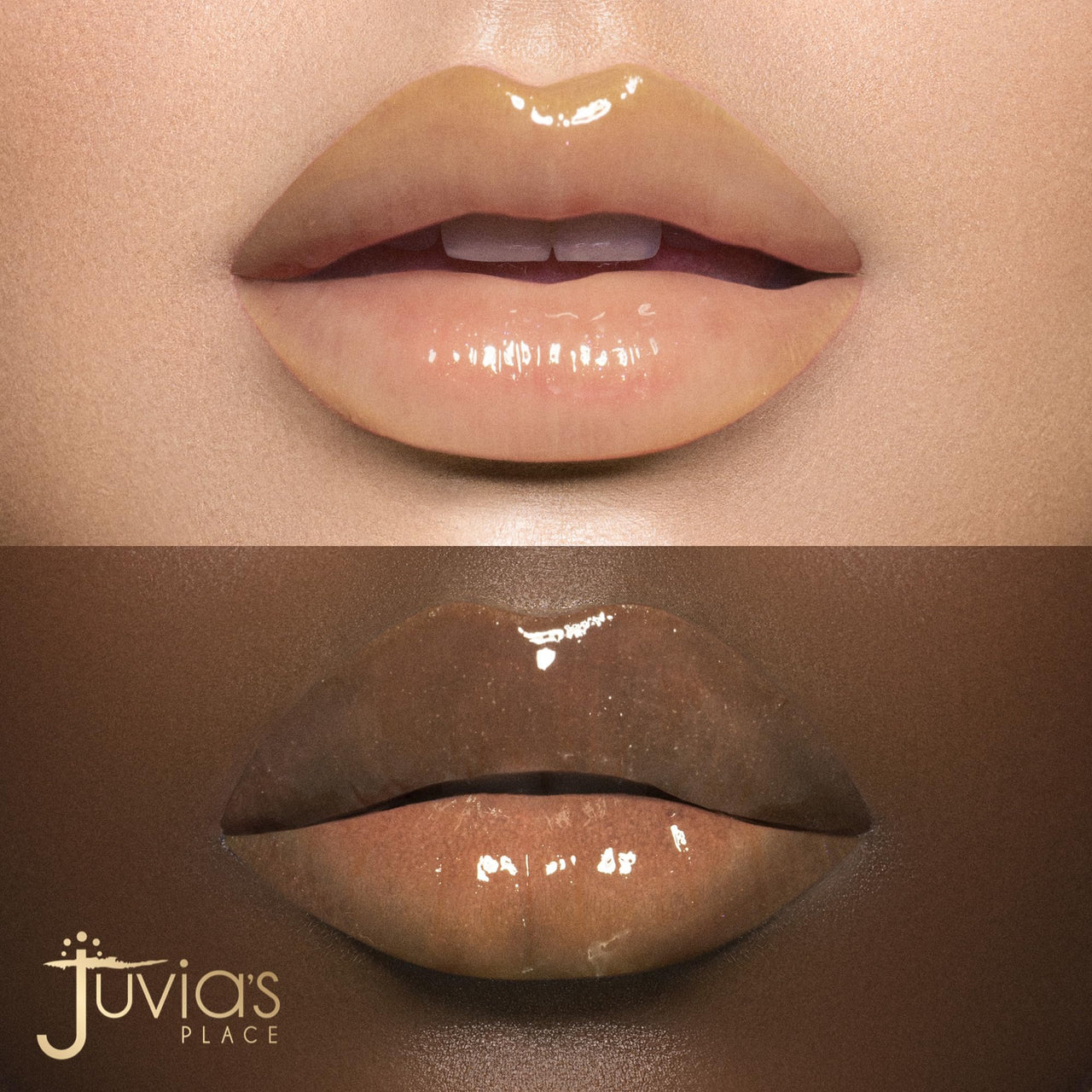 Juvia's Place Magic Lip Oil - Mango - Smooth, Hydrating with Vitamin E for Soft, Glossy, Juicy Lips - Infused with Fruit Extracts - Tinted, Shimmering, Lightweight & Non-sticky Lip Oil for Summer
