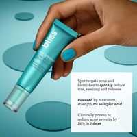 Thumbnail for Bliss Clear Genius Acne Spot Treatment – Maximum Strength 2% Salicylic Acid Shrinks Blemishes – Clean, Vegan, Cruelty-Free, 0.5 Fl Oz