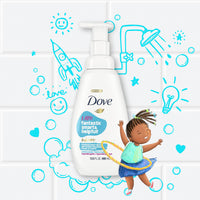 Thumbnail for Dove Kids Care Foaming Body Wash For Kids Cotton Candy Hypoallergenic Skin Care 13.5 oz