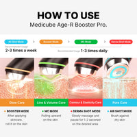 Thumbnail for medicube Age-R Booster Pro | 6-in-1 Real Glass Glow Beauty Massager | Looking Glass Skin | Korean Skin Care