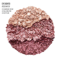 Thumbnail for Kaja Beauty Bento Collection - Bouncy Eyeshadow Trio | Plum Rosy Tones, Travel Size, 01 Rosewater, 2019 Allure Best of Beauty Award, 0.03 Oz