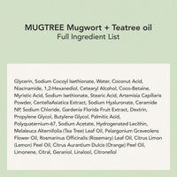 Thumbnail for WHIPPED Cream Facial Cleanser Mugtree - Mugwort & Teatree Face Wash - For Oily Skin, Sebum & Pore Care - Moisturizing Face Cleanser, Niacinamide, Hyaluronic Acid, Vegan Korean Skincare, 4.5 oz