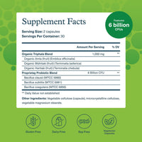 Thumbnail for Youtheory Spore Probiotic - Helps Gut Health* - 6 Billion CFU with Prebiotics - Supports Regular Bowel Movement & Diarrhea Relief* - Shelf Stable - 60 Vegetarian Capsules (30-Day Supply)