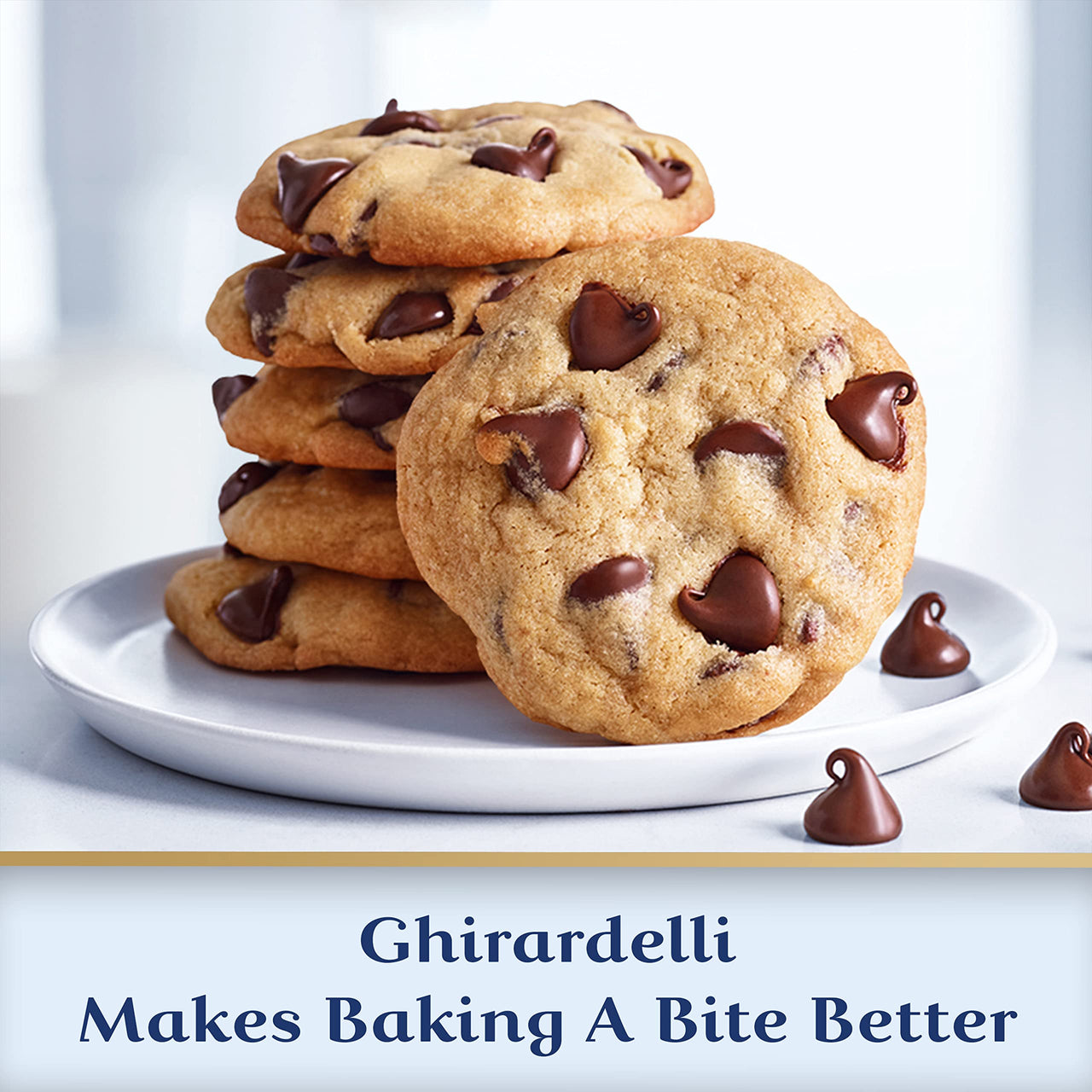 GHIRARDELLI Semi-Sweet Chocolate Premium Baking Chips Chocolate Chips for Baking, 24 OZ Bag