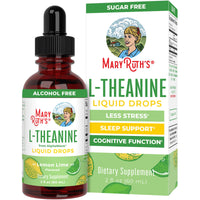 Thumbnail for MaryRuth's L Theanine 200mg Liquid Drops | Mood Support for Adults & Kids | Focus Supplement | Natural Sleep Support | Vegan | Non-GMO | Gluten Free | 30 Servings