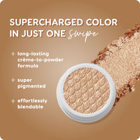 Thumbnail for ColourPop Super Shock Shadow - High-Pigment, Crème-Powder Eye Makeup - Single Glitter Eyeshadow with Zero Fallout and Unique Bouncy Texture - Fine Pearl (0.07 oz)