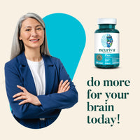 Thumbnail for NEURIVA Plus Brain Supplement for Memory and Focus Clinically Tested Nootropics for Concentration for Mental Clarity, Cognitive Enhancement Vitamins B6, B12, Phosphatidylserine 30 Capsules