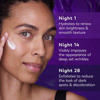 Thumbnail for Olay Retinol Night Cream for Women, MAX, Anti-Aging Face Mousturizer, Fragrance-Free, Non Greasy - Anti-Wrinkle, Smooth Fine Lines, Hydrating Skin Care - Triple Collagen Cream, Niacinamide, 1.7oz