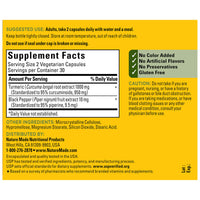 Thumbnail for Nature Made Extra Strength Turmeric Curcumin with Black Pepper, 1000mg Turmeric Extract per serving (Standardized to 95% Curcuminoids), Supports Healthy Inflammation Response, 60 Vegetarian Capsules