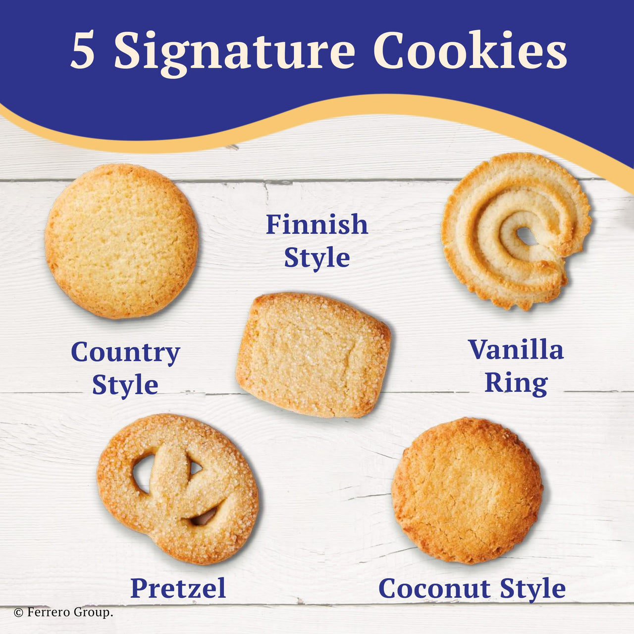 Royal Dansk Danish Butter Cookies, Premium Assorted Cookies in Gift Tin, Great for Sharing and Gifting, 12 oz