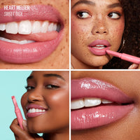 Thumbnail for Kaja Lip Gloss - Heart Melter | High-shine, Glossy Finish, Playful Bubblegum Pink, Moisturize, 02 Sweet Talk, 0.04 Oz