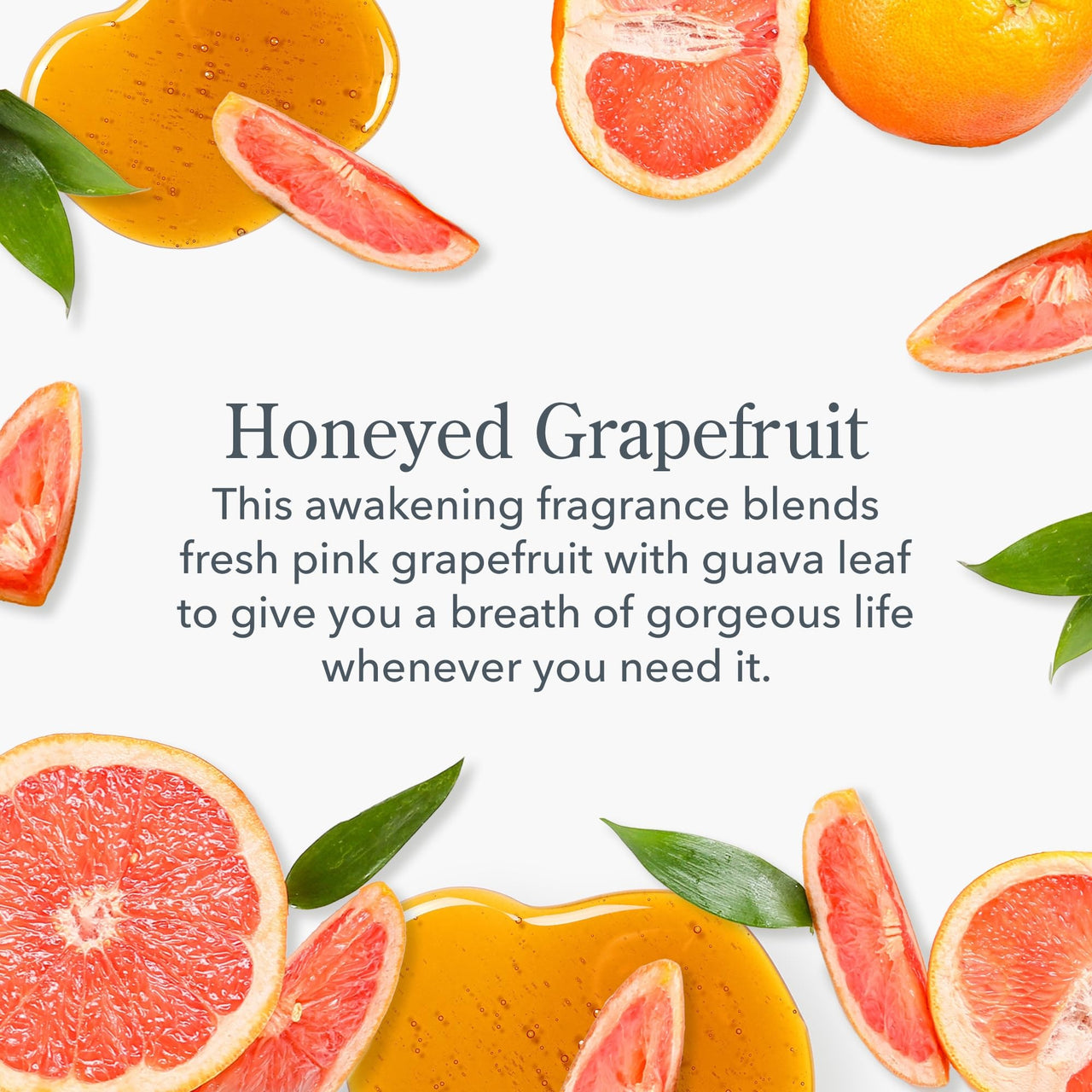 Beekman 1802 Honey, I'm Home Honeyed Grapefruit Bodycare Gift Set - Set of 3 - Scented - Cleanses, Moisturizes & Hydrates - With Lactic Acid & Shea Butter - Good for Sensitive Skin - Cruelty Free