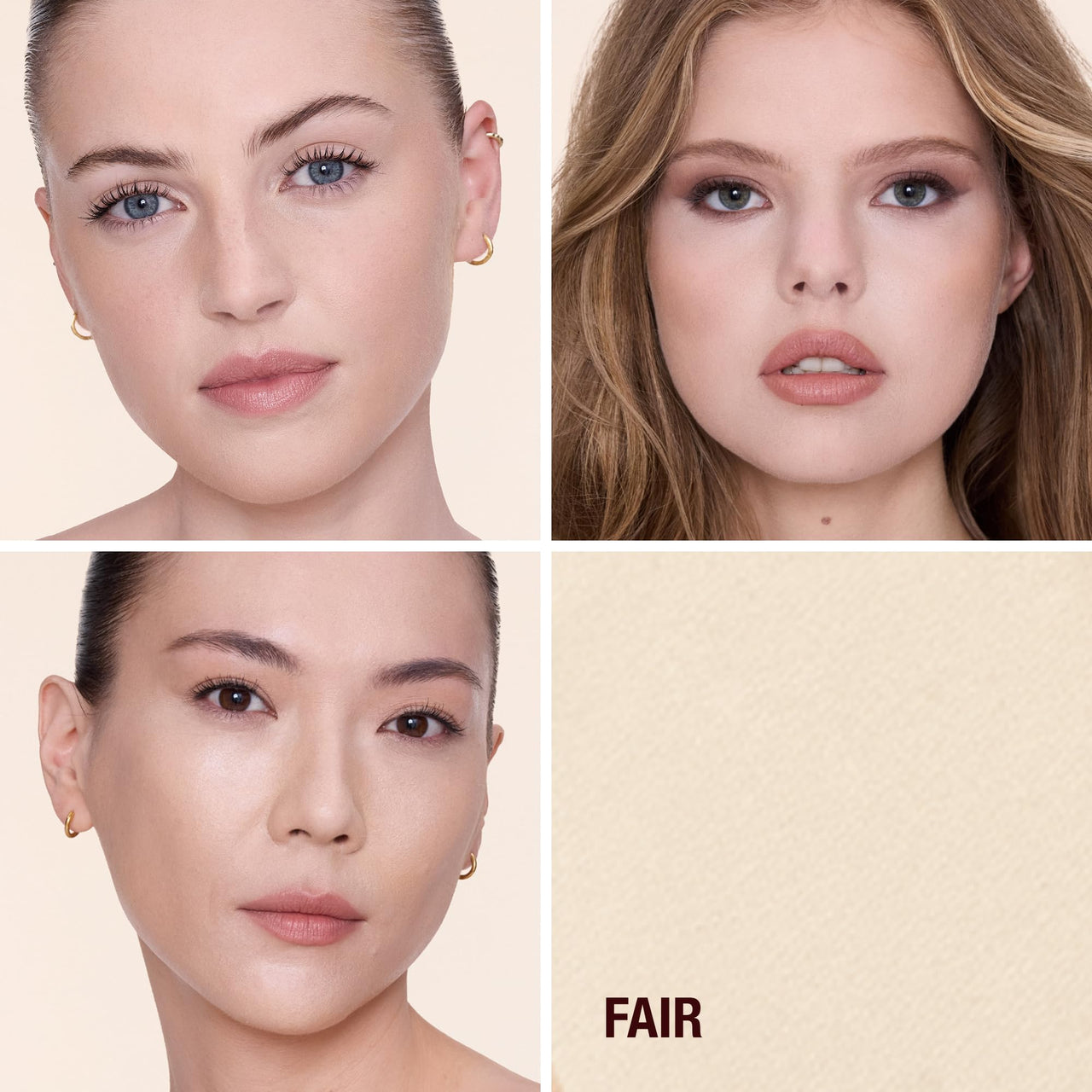 Charlotte Tilbury Airbrush Flawless Finish Setting Powder - Pore-Blurring Pressed Powder for Face Makeup to Minimize Shine with a Soft-Focus Finish - 1 Fair