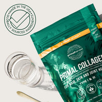 Thumbnail for Primal Harvest Collagen Powder for Women or Men Primal Collagen Peptides Powder Type I & III, 10 Oz Collagen Protein Powder for Hair, Skin, Nails (Single, Original)