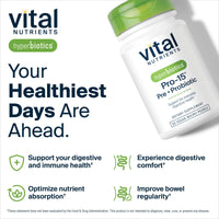 Thumbnail for Hyperbiotics Vital Nutrients Pro-15 Prebiotics and Probiotics for Women and Men | 15 Science Backed Strains | Supports Occasional Constipation, Diarrhea, Gas & Bloating | 60 Vegan Time Release Pearls