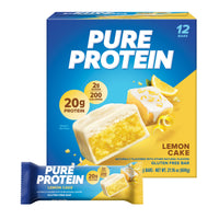 Thumbnail for Pure Protein Pure Protein Bars, High Protein, Nutritious Snacks To Support Energy, Lemon Cake, 12 Count, 12 Count