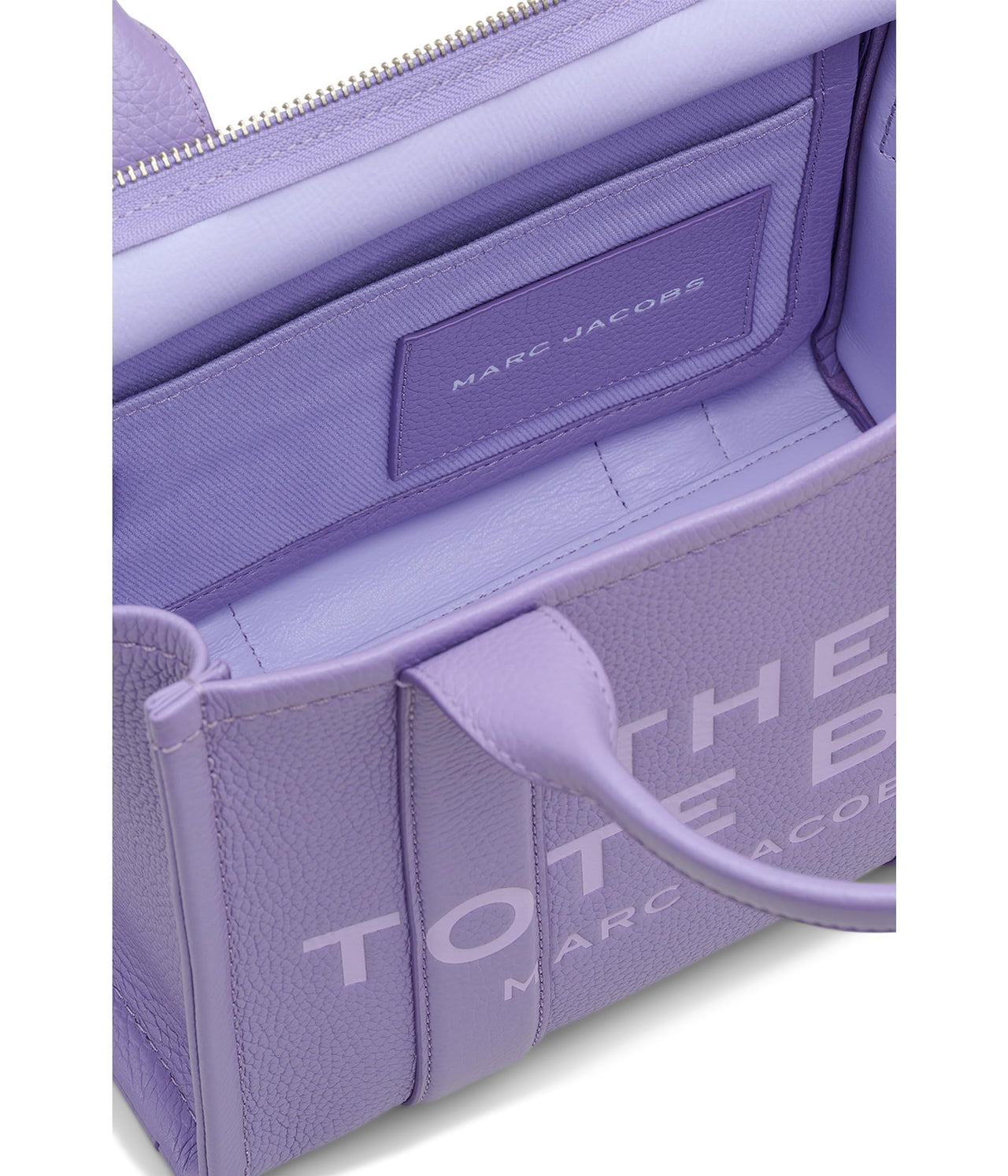 Marc Jacobs The Leather Mini Tote Bag Lavender One Size