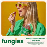 Thumbnail for Fungies Cordyceps Mushroom Gummies, Mango & Pineapple Flavor - Mushroom Herbal Supplement Gummy for Adults Supports Endurance, Energy & Performance - Caffeine-Free Energy Gummies - 60 Servings