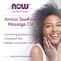 Thumbnail for NOW Solutions, Arnica Soothing Massage Oil, Comforting Antioxidant Blend, 8-Ounce