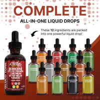 Thumbnail for Clean Nutra Berberine with Ceylon Cinnamon Supplement Liquid Drops + Bitter Melon Extract, Glucomannan, Gymnema, Chromium, Turmeric, Organic Panax Ginseng, Moringa GLP-1 Support