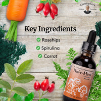 Thumbnail for Christopher's Original Formulas Kid-E-Mins Vitamins & Minerals, Natural Orange Flavor, Kids Liquid Multivitamin, 2 oz