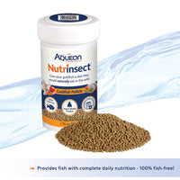 Thumbnail for Aqueon Nutrinsect Fish-Free Fish Food, Goldfish Pellets, 1.76 oz
