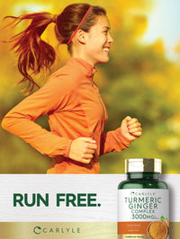 Thumbnail for Carlyle Turmeric and Ginger Supplement | 120 Softgel Capsules | Turmeric Curcumin Complex | with Black Pepper Extract | Non-GMO, Gluten Free