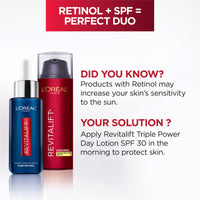 Thumbnail for L'Oreal Paris Revitalift 0.3% Pure Retinol Night Serum, Reduce Deep Wrinkles, Fragrance Free 1 oz + Moisturizer Sample
