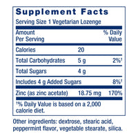 Thumbnail for Life Extension Enhanced Zinc Lozenges, zinc Acetate, Optimal Immune Support, Strong Immune Response, Ionic zinc, Non-GMO, Gluten-Free, Vegetarian, 30 lozenges