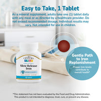 Thumbnail for 21st Century Slow Release Iron Tablets, 60 Count