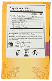 Thumbnail for Yogi Tea Organic Blackberry Apple Awakening Digestive Cider, 16 CT