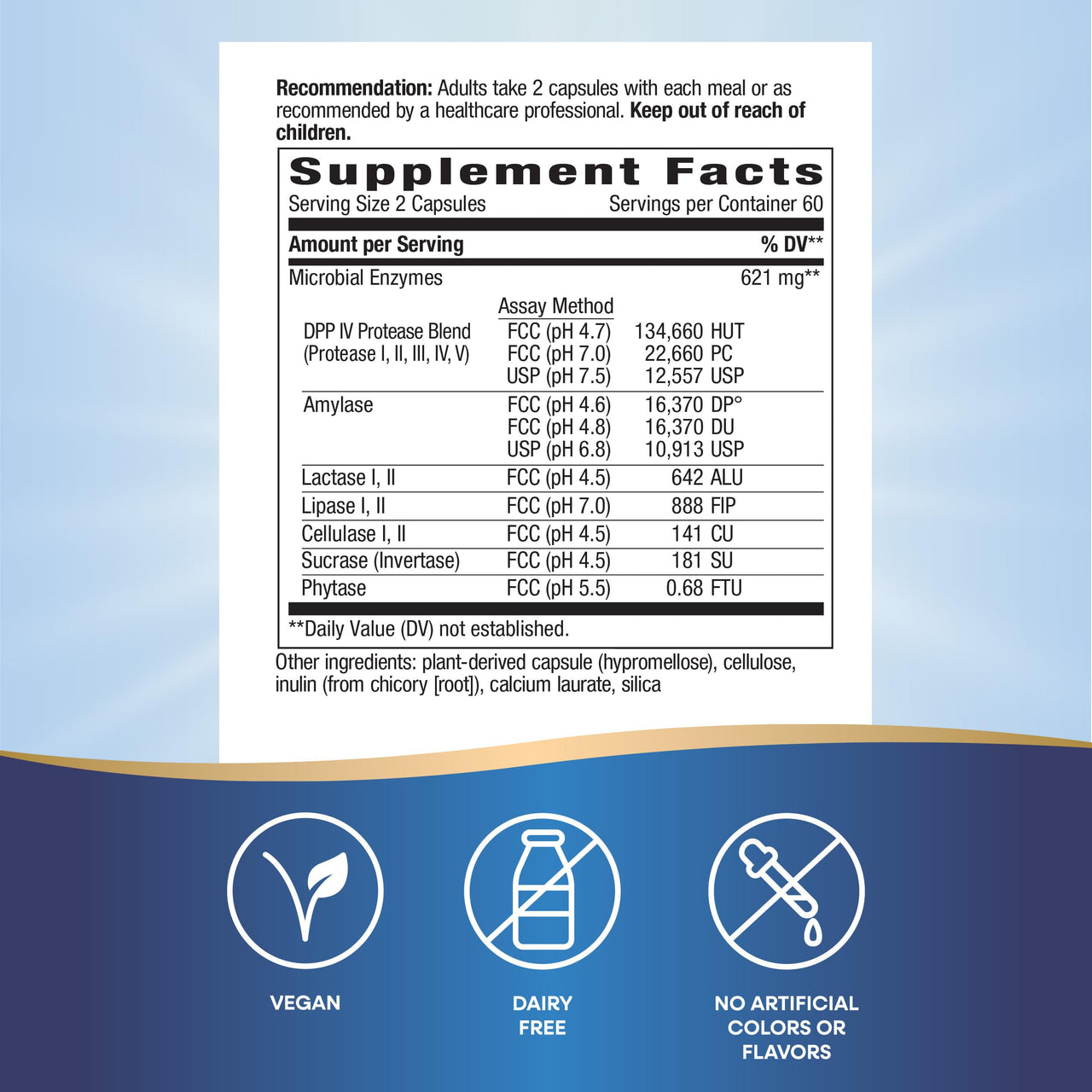 Enzymatic Therapy Gluten Defense, Gluten & Casein Targeted Digestive Enyzmes, 120 VCaps (Packaging May Vary)