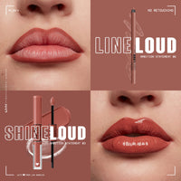 Thumbnail for NYX PROFESSIONAL MAKEUP Line Loud Lip Liner, Longwear and Pigmented Lip Pencil with Jojoba Oil & Vitamin E - Ambition Statement (Warm Peach Brown)
