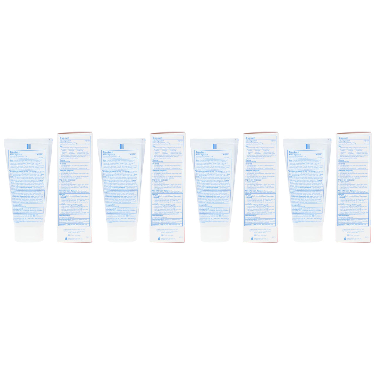 Vanicream HC 1% Hydrocortisone Anti-Itch Cream - 2 oz, Pack of 4