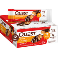 Thumbnail for Quest Nutrition Candy Bars Gooey Caramel with Peanuts (12 Bars)